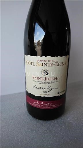 Rhône-dalen Saint-Joseph Domaine de la Côte Sainte-Épine Vieilles Vignes 2021