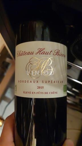 Bordéus Bordeaux Superior Château Haut Bicou 2015