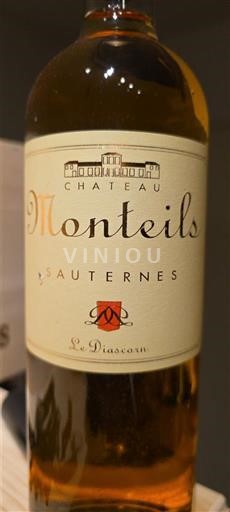 Bordéus Sauternes Château Monteil Le Diascorn 2010