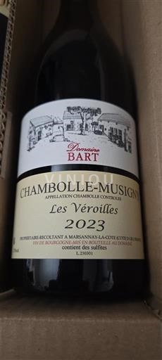 Borgonha Chambolle-Musigny Domaine Bart Les Veroilles 2023