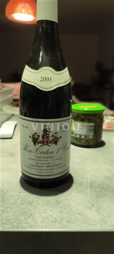 Bourgondië Aloxe-Corton Premier Cru Domaine Jean-Pierre Maldant Valozieres 2005