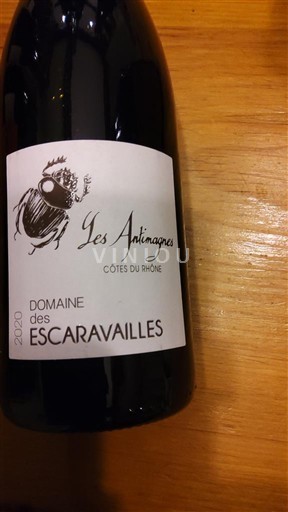 Rona dolina Côtes-du-Rhône Domaine S Escaravailles Les Antimagnes 2020