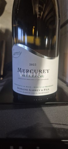 Rượu vang Blanc demi-sec 1er Cru Domaine Garrey & Fils 2023 Pháp Bourgogne Mercurey AOC Premier Cru