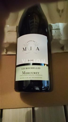 Burgundy Mercurey Domaine Mia Les Rochelles 2020