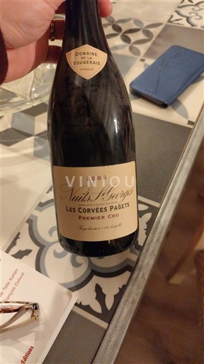 Burgundija Nuits-Saint-Georges Premier Cru Domaine La Vougeraie Les Corvées Pagets 2006
