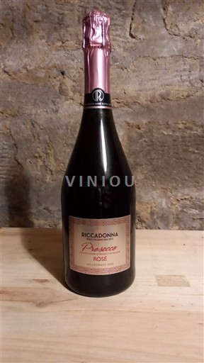 Sparkling Wines Rosé brut Prosecco Rosé Riccadonna 2022 Italy Wines of Veneto Prosecco DOC