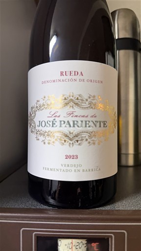 Castilien og León Rueda José Pariente Las Fincas de José Pariente Fermentado en Barrica 2023
