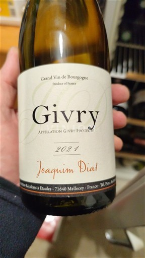Burgundi Givry Joaquim Dias 2021