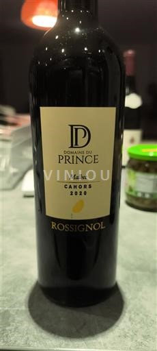 Sydvestfrankrig Cahors Domaine Prince Rossignol 2020