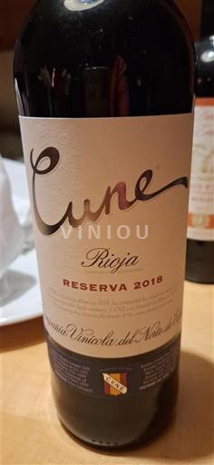 La Rioja Rioja Cune (CVNE) Reserva 2018