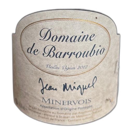 Languedoc Minervois Domaine de Barroubio Vieilles Vignes 2012