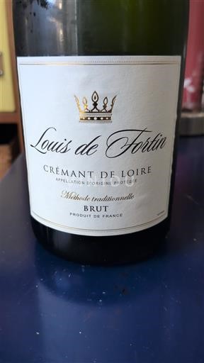 Loire Valley Crémant de Loire Louis de Fortin 2024