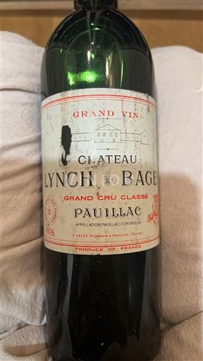 Bordeaux Pauillac Grand Cru Château Lynch-Bages 1976