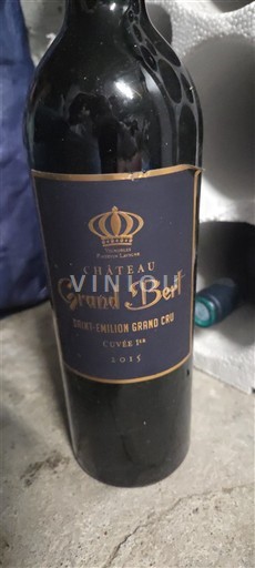 Bordeaux Saint-Émilion Grand Cru Grand Cru Château Grand Bert 1ère 2015