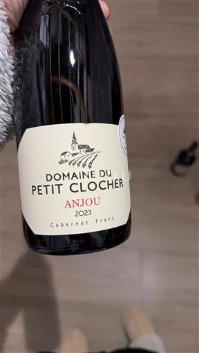 Viinit Rouge sec Domaine Petit Clocher 2023 Ranska Loiren laakso Anjou AOC
