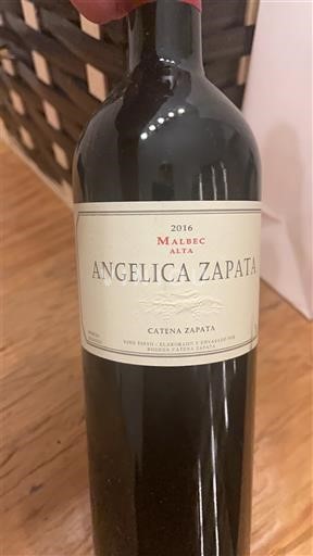 Mendoza Catena Zapata Malbec Alta 2016