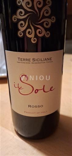 Viinit Rouge sec Rosso Il Sole 2012 Italia Sisilia Määrittelemätön DOC