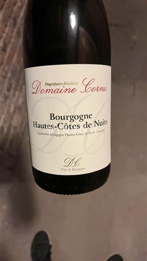 Burgundi Hautes Côtes de Nuits Domaine Cornu 2023
