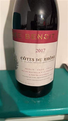 Valle del Rodano Côtes-du-Rhône Clos Benoit 2017