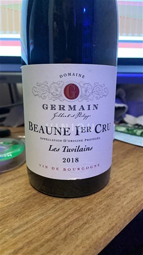 Burgundsko Beaune Premier Cru Domaine Germain Les Tevilains 2018