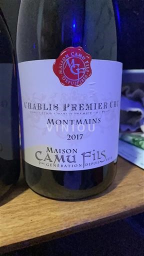 Bourgondië Chablis Premier Cru Maison Camu Fils Montmains 2017