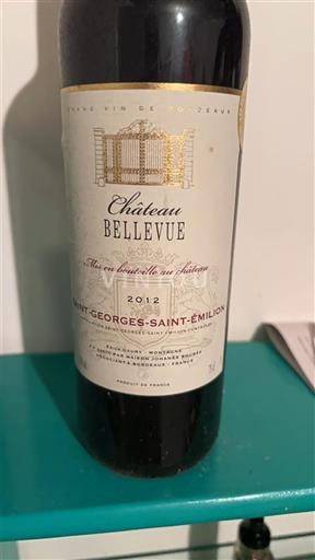 Bordeaux Saint-Georges-Saint-Émilion Château Bellevue 2012