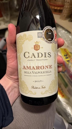 Benecija Amarone della Valpolicella Cadis 2017