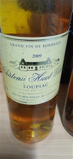 Bordeaux Loupiac Château Haut Grillon 2009