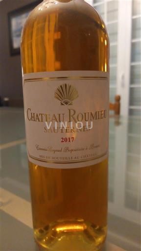 Bordeaux Sauternes Château Roumieu 2017