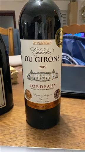 Bordeaux Château Girons 2015