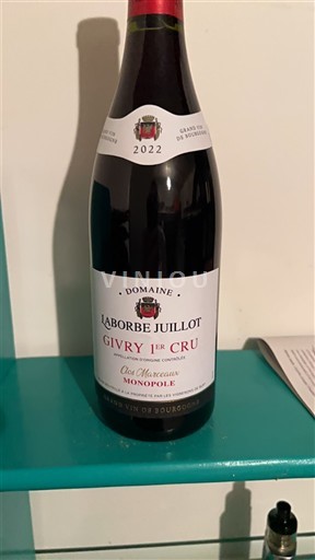 Burgundy Givry Premier Cru Domaine Laborde Juillot Clos Marolle Monopole 2022