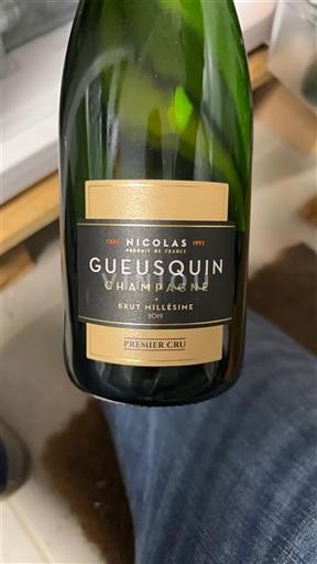 Sparkling Wines Blanc brut Brut Millésime Guesquin Non millésimé France Champagne AOC Premier Cru