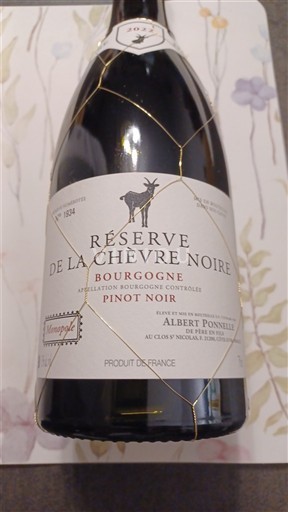 Bourgondië Bourgogne Albert Ponnelle Réserve de la Chèvre Noire Niet-geïntegreerd