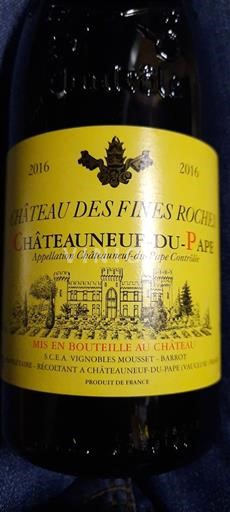 Valle del Rodano Châteauneuf-du-Pape Château S Fines Roches 2016