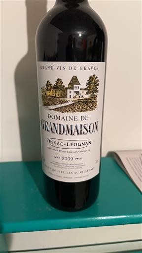 Bordeaux Pessac-Léognan Domaine Grandmaison 2009