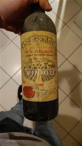 Bordeaux Saint-Émilion Clos Badon 1988