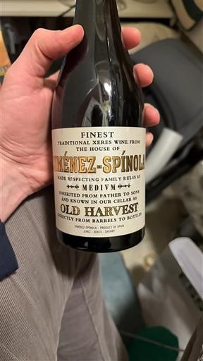 Andalucía No especificado Ximénez-Spínola Old Harvest 2021
