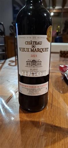 Bordeaux Blaye-côtes-de-bordeaux Château Vieux Marquet 2023