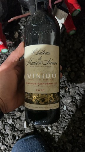 Bordeaux Montagne-Saint-Émilion Château Maison Neuve 2010