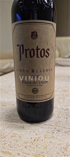 Castilien og León Ribera del Duero Protos Gran Reserva 2016
