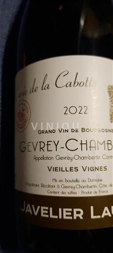 Burgundija Gevrey-chambertin Javelier Laurent de la Cabotte 2022