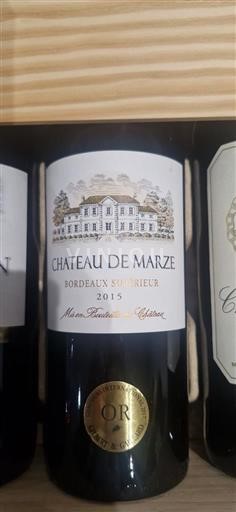 Bordeaux Bordeaux Supérieur Château Marzé 2015
