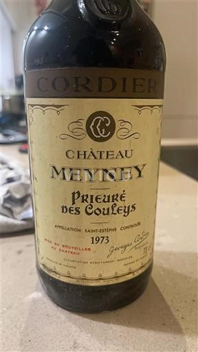 Bordeaux Saint-Estèphe Château Meyney Prieuré des Couleys 1973