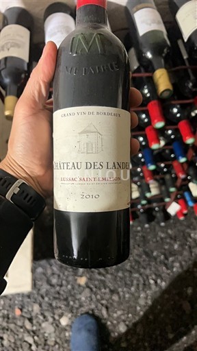 Bordeaux Lussac-saint-émilion Château S Landes 2010