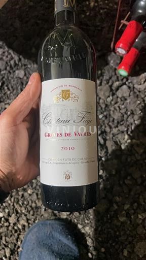 Bordeaux Graves-de-vayres Château Fayau 2010