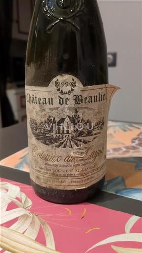 Wijnen Rouge moelleux Château Beaulieu 1990 Frankrijk Loirevallei Coteaux du Layon AOC