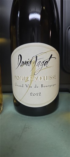Borgoña Pouilly-fuissé David Vagot 2012
