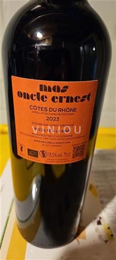 Valle del Rodano Côtes-du-Rhône Mas Oncle Ernest Patience et longueur de temps 2023