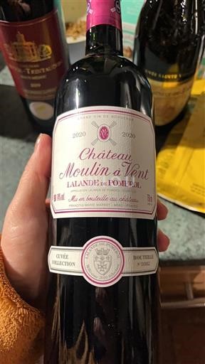 Bordeaux Lalande-de-pomerol Château Moulin à Vent Collection 2020