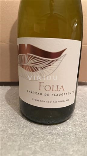 Rượu vang Blanc sec Folia Château Flaugergues 2024 Pháp Languedoc AOC
